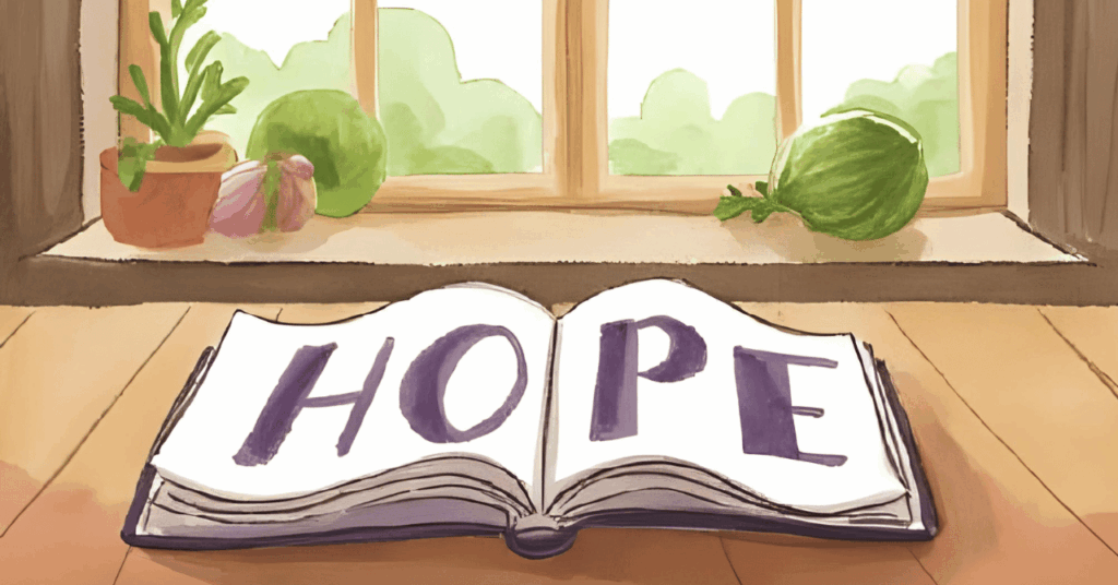 HOPEと書かれた雑誌