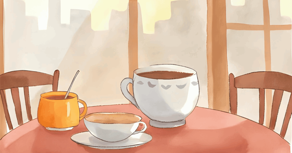 代用コーヒーのイラスト