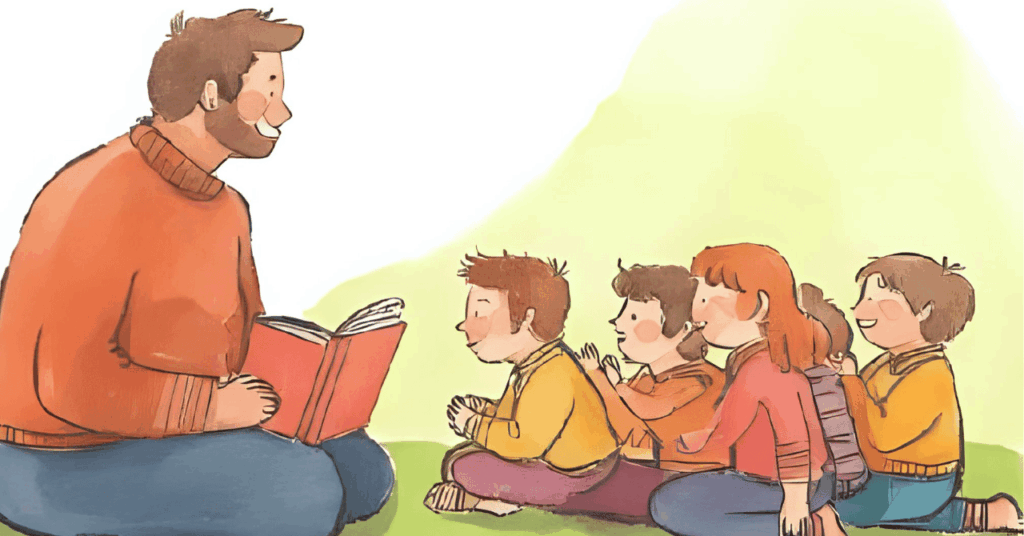 絵本の読み聞かせ